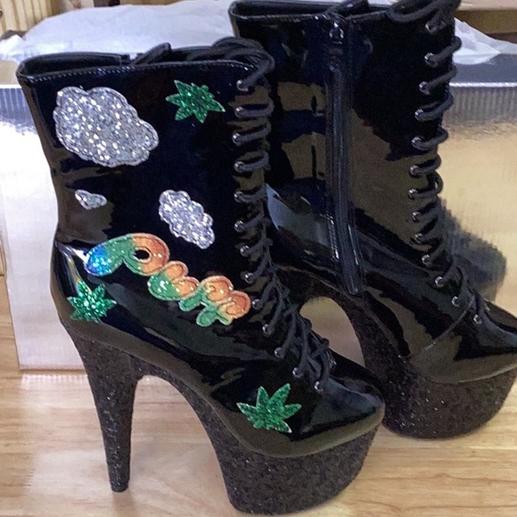 Ellie Shoes - Women's 709-PUFF-BLK-10 Ankle Boot - new - Picture 6 of 10